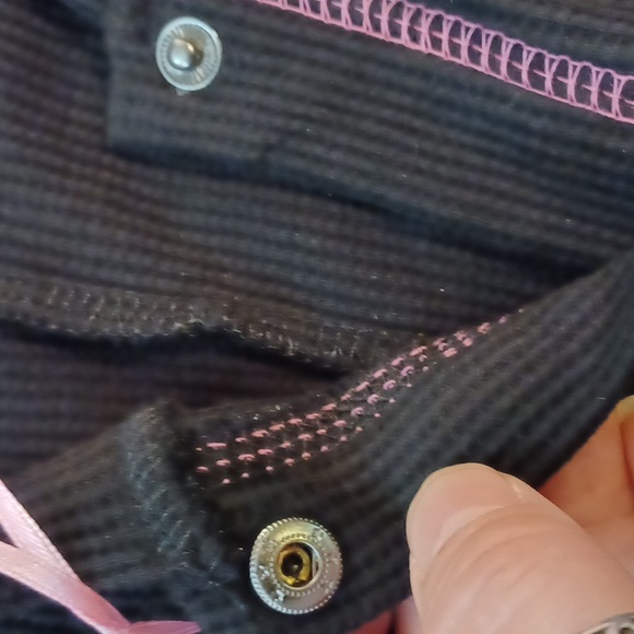 DOLLSKILL SUGAR THRILLZ 1X BLACK LONG-SLEEVED CAT ROMPER EARS ON HOOD BOWS/BELL - Picture 6 of 17